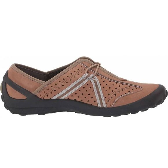 Clark's Privo Tequini Women's Brown Nubuck Leather Slip-On Hiking Shoes MINT - Picture 3 of 15